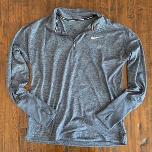 women's nike dri fit half zip pullover